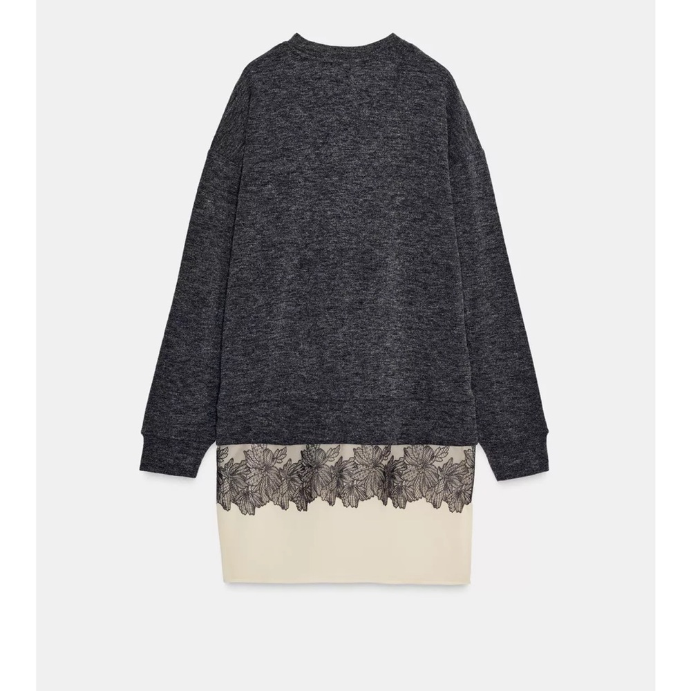 Zara Soft Effect Combination Dress - Picture 7 of 8